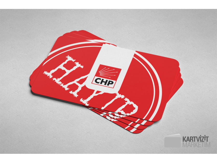 CHP Referandum Kartvizit Modeli
