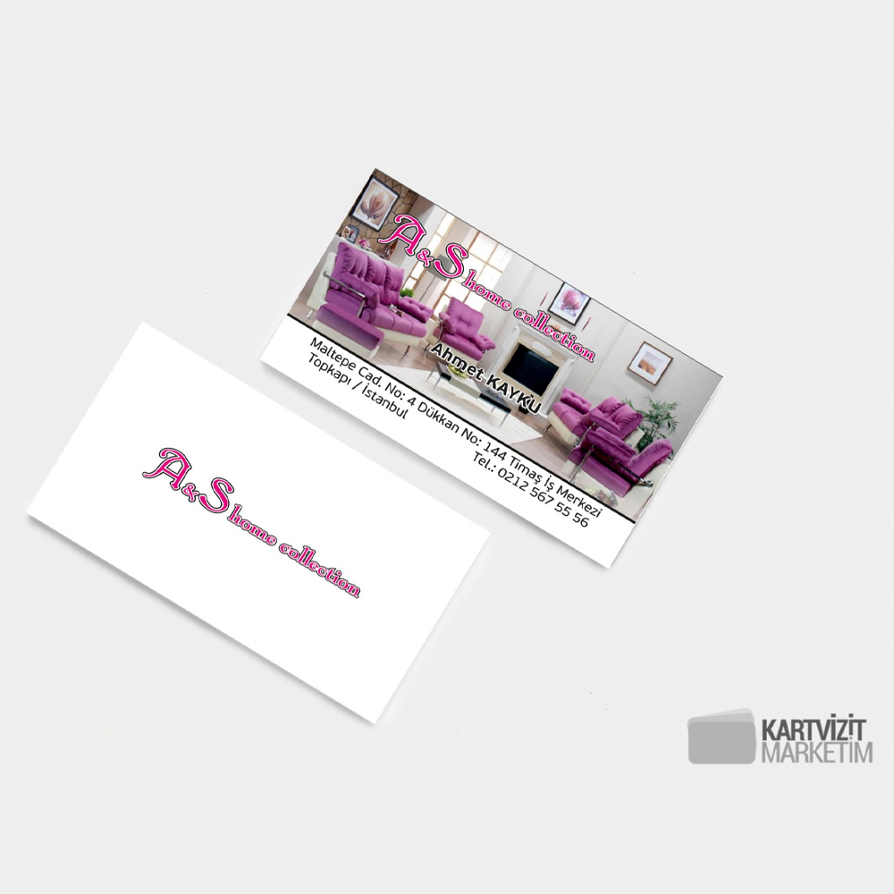 Şık Mobilya Kartvizit Modeli