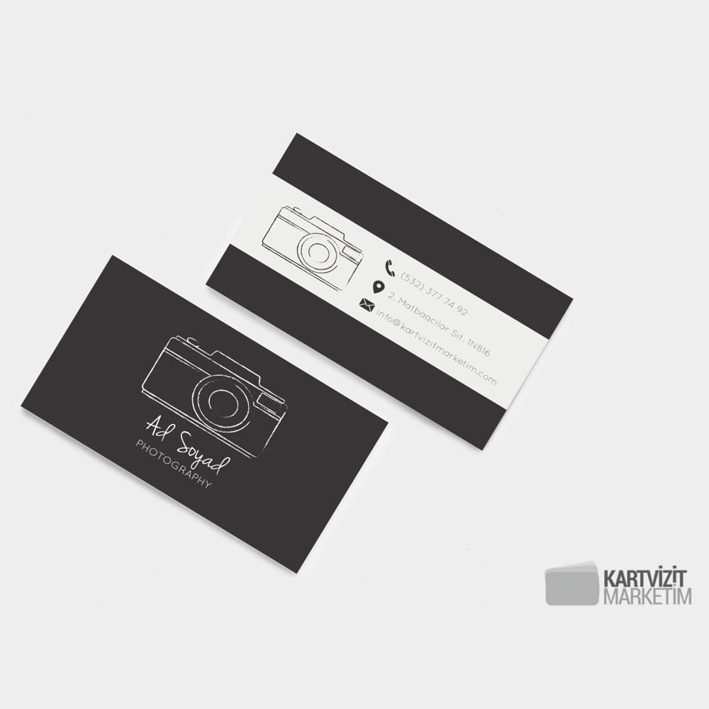 Fotoğrafçı Kartvizit Modeli