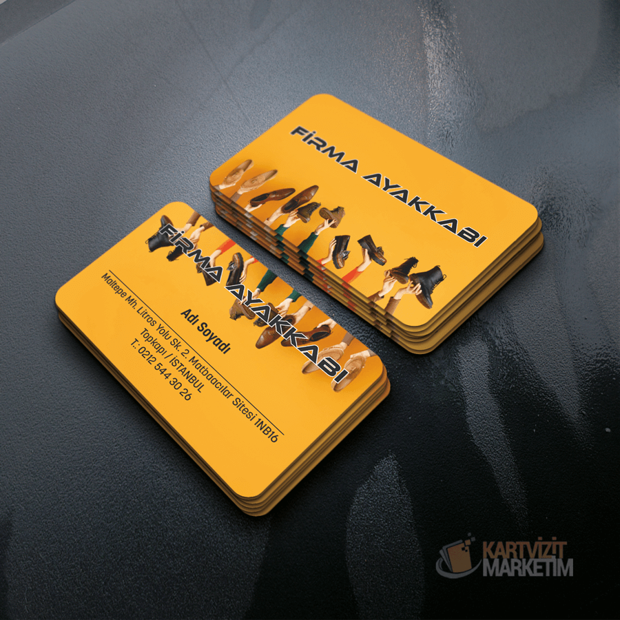 Ayakkabı Mağaza Kartvizit Aykkbkrt-1001
