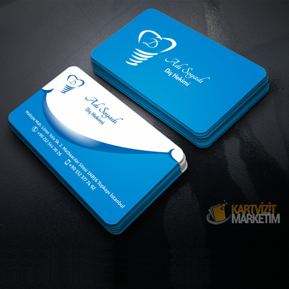 Mavi Diş Hekimi Kartvizit