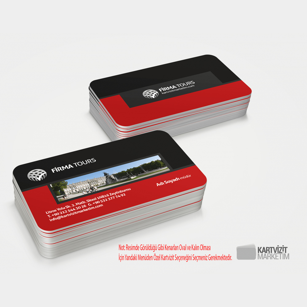 Turizm Firması Kartvizit Modeli