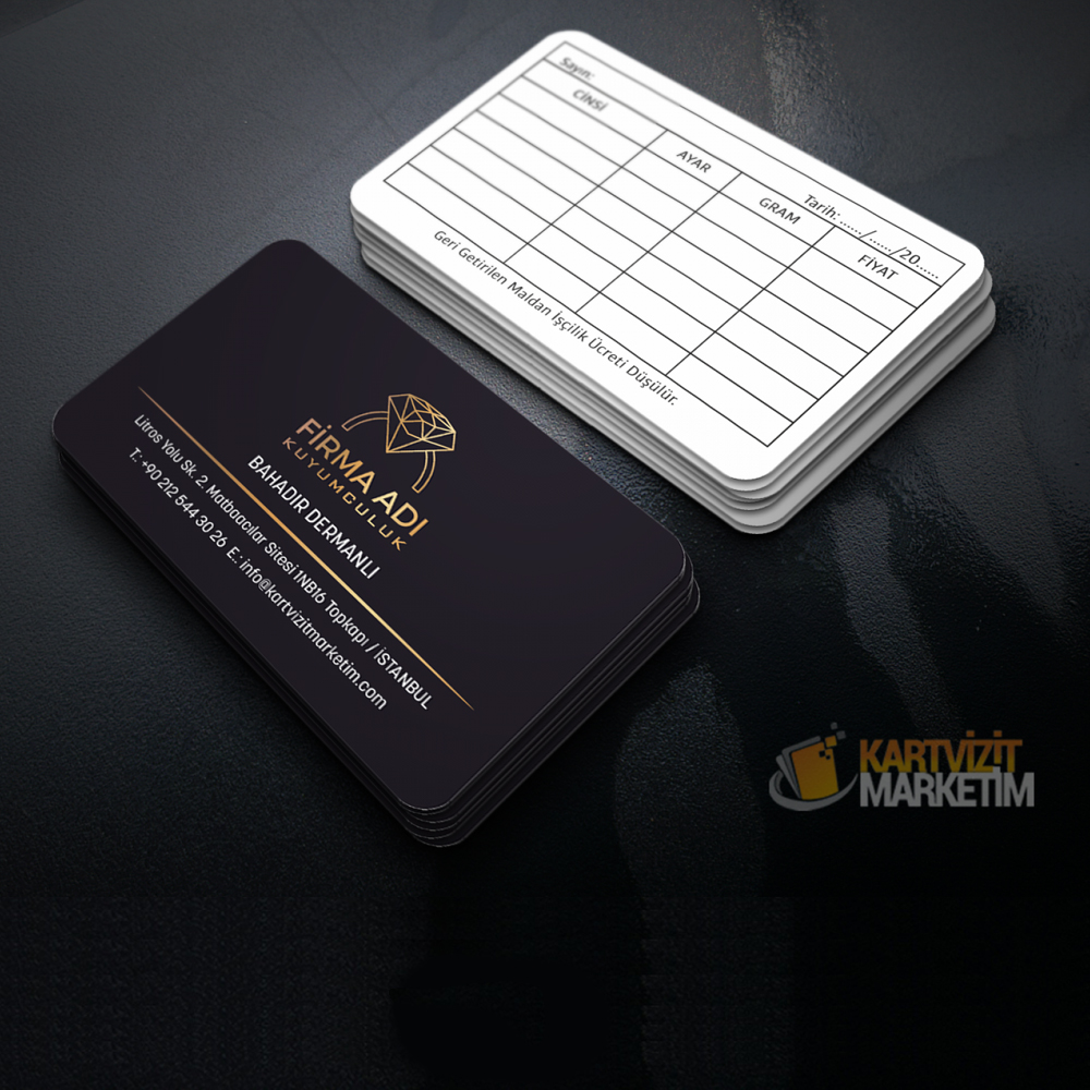 Kuyumcu Modern Kartvizit