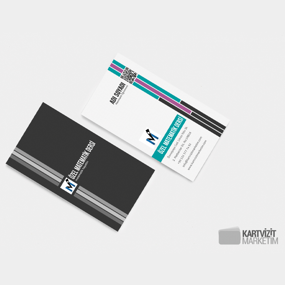 Matematik Özel Ders Kartvizit Modeli