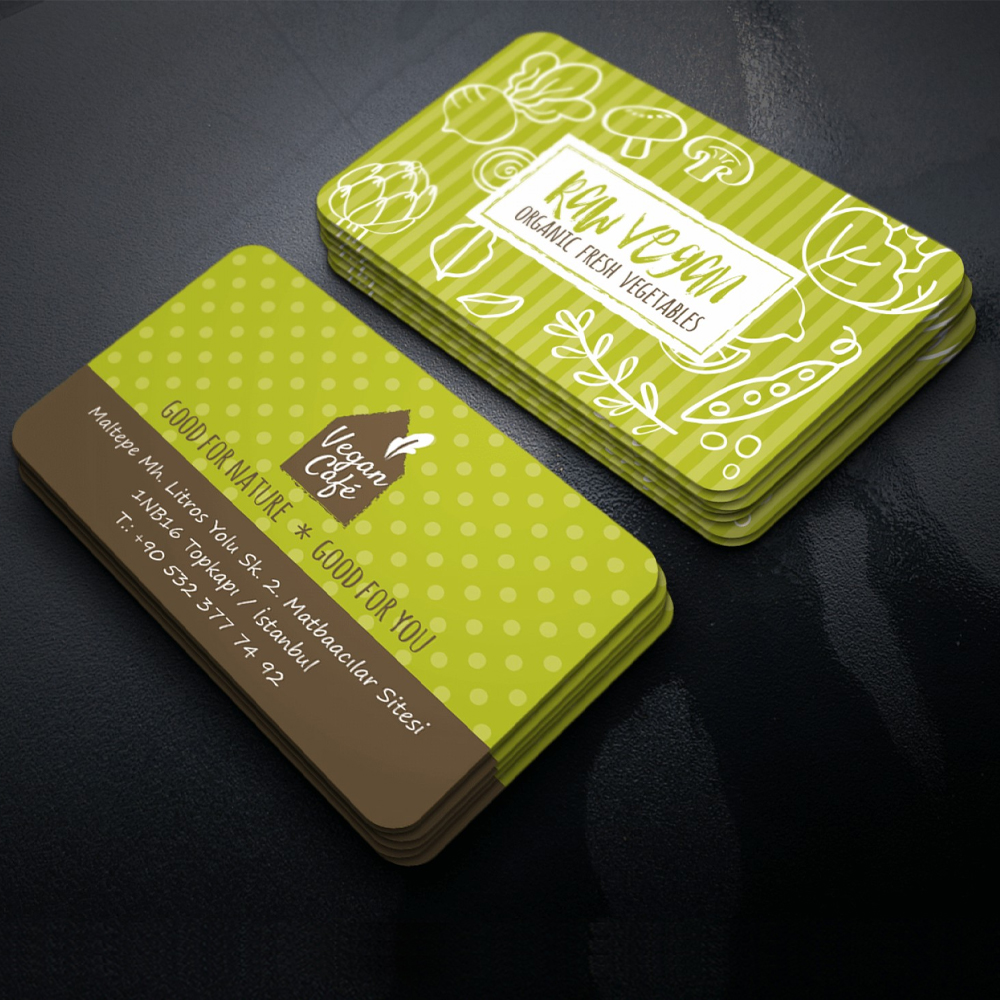 Vegan Cafe Kartvizit