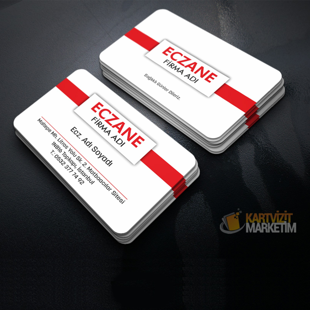 Sade Eczane Kartvizit Tasarımı