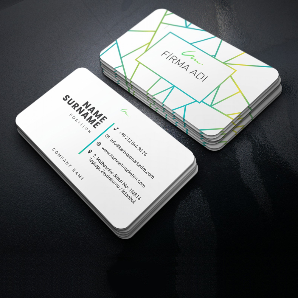 Minimal Tasarım Özel Kartvizit