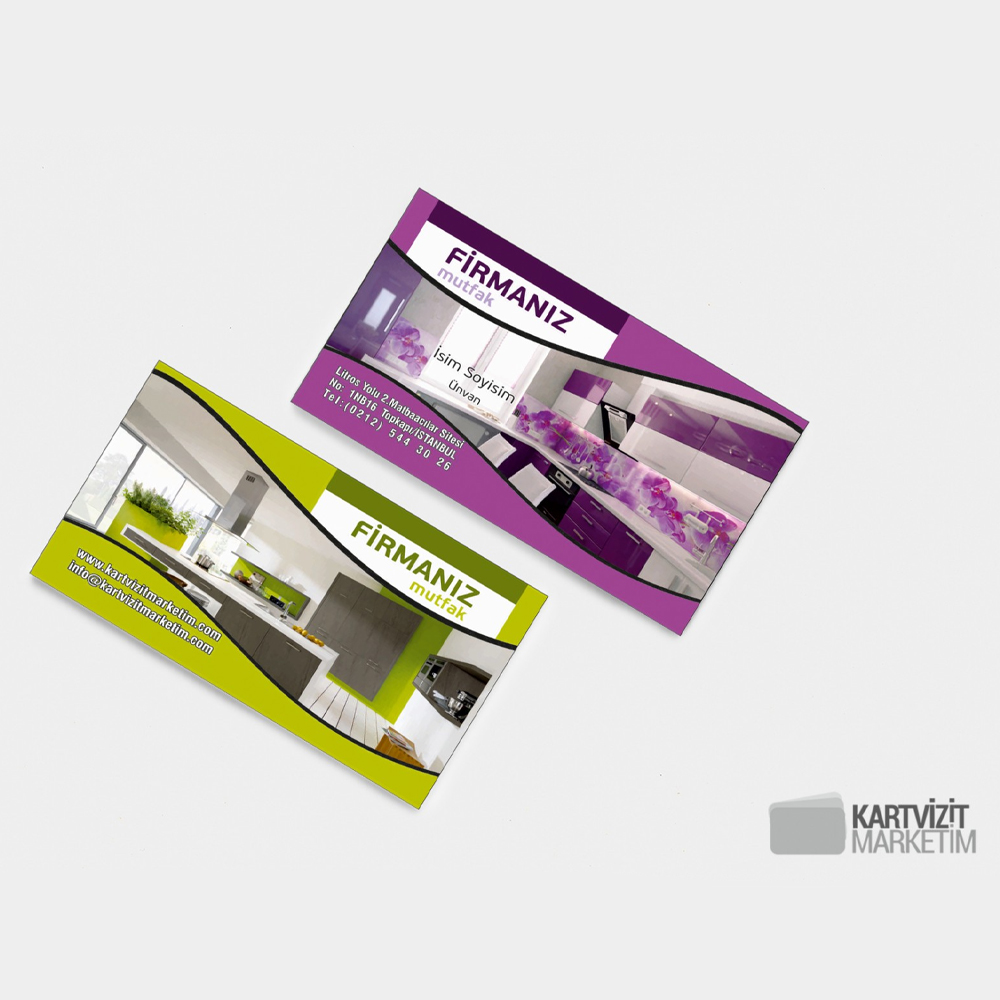 Şık Mutfak Firması Kartvizit Modeli
