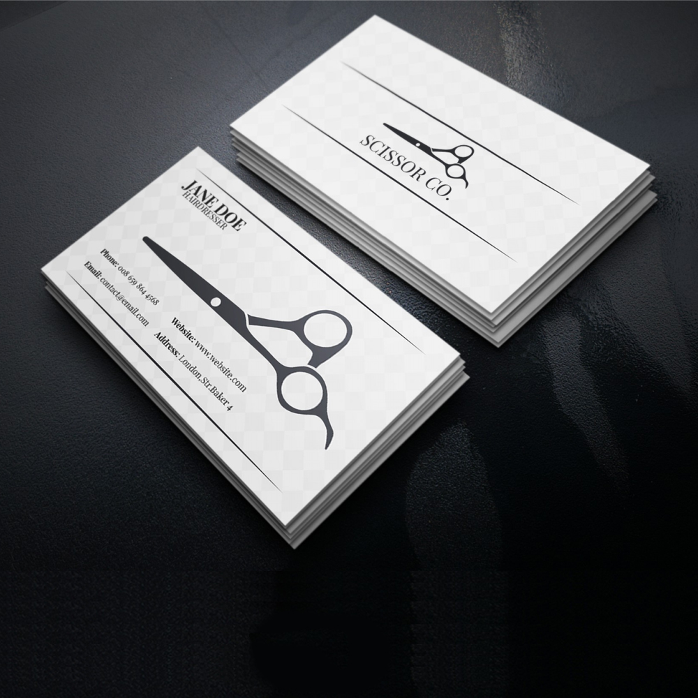 Gri Kuaför Kartvizit