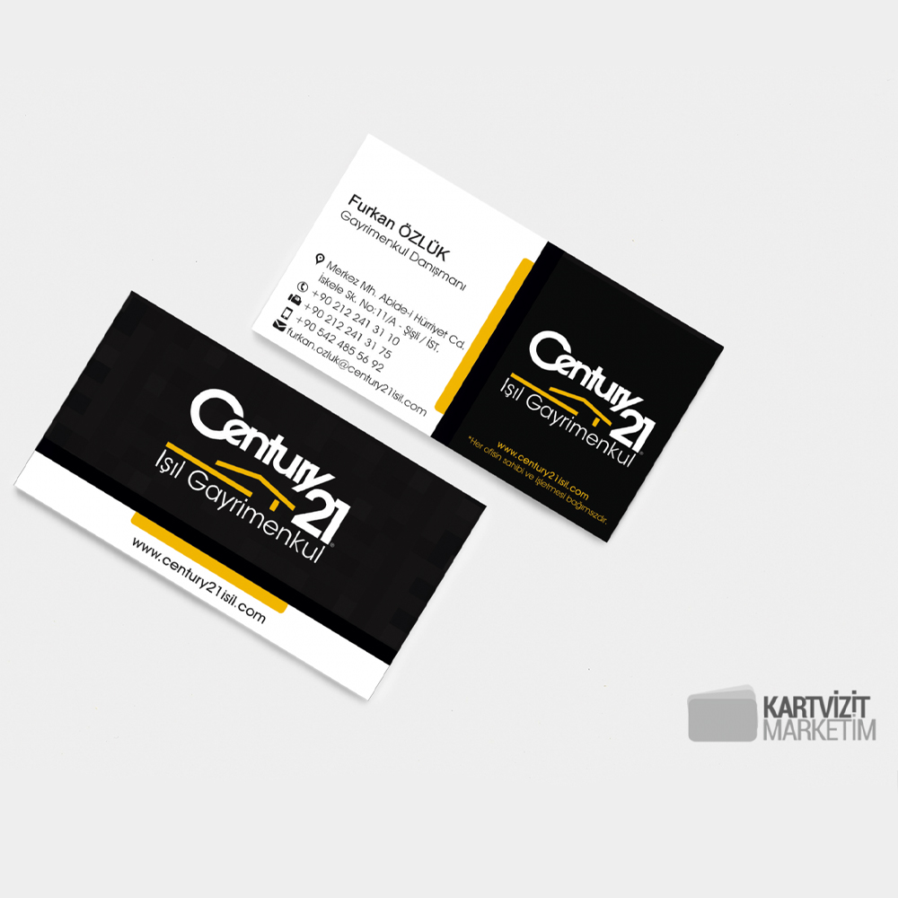 Modern Century21 Kartvizit Modeli