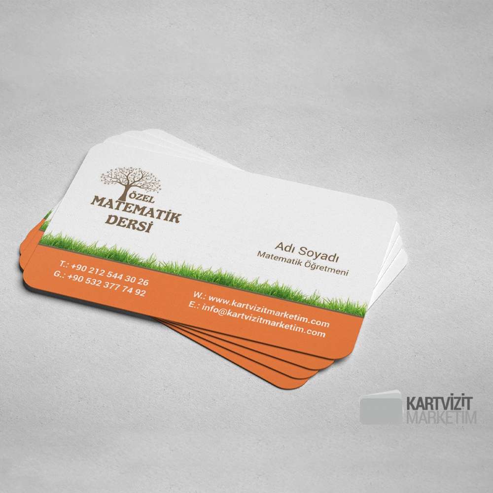 Matematik Özel Ders Kartvizit Modeli 3