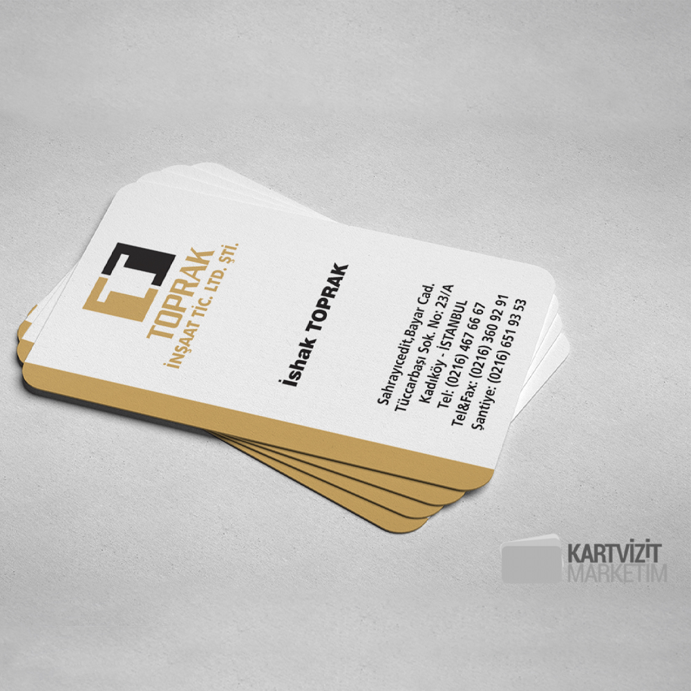 İnşaat Firması Kartvizit Modeli