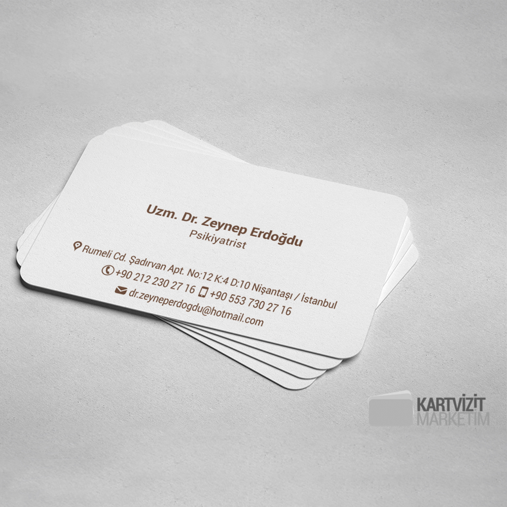 Psikiyatr Kartvizit Modeli