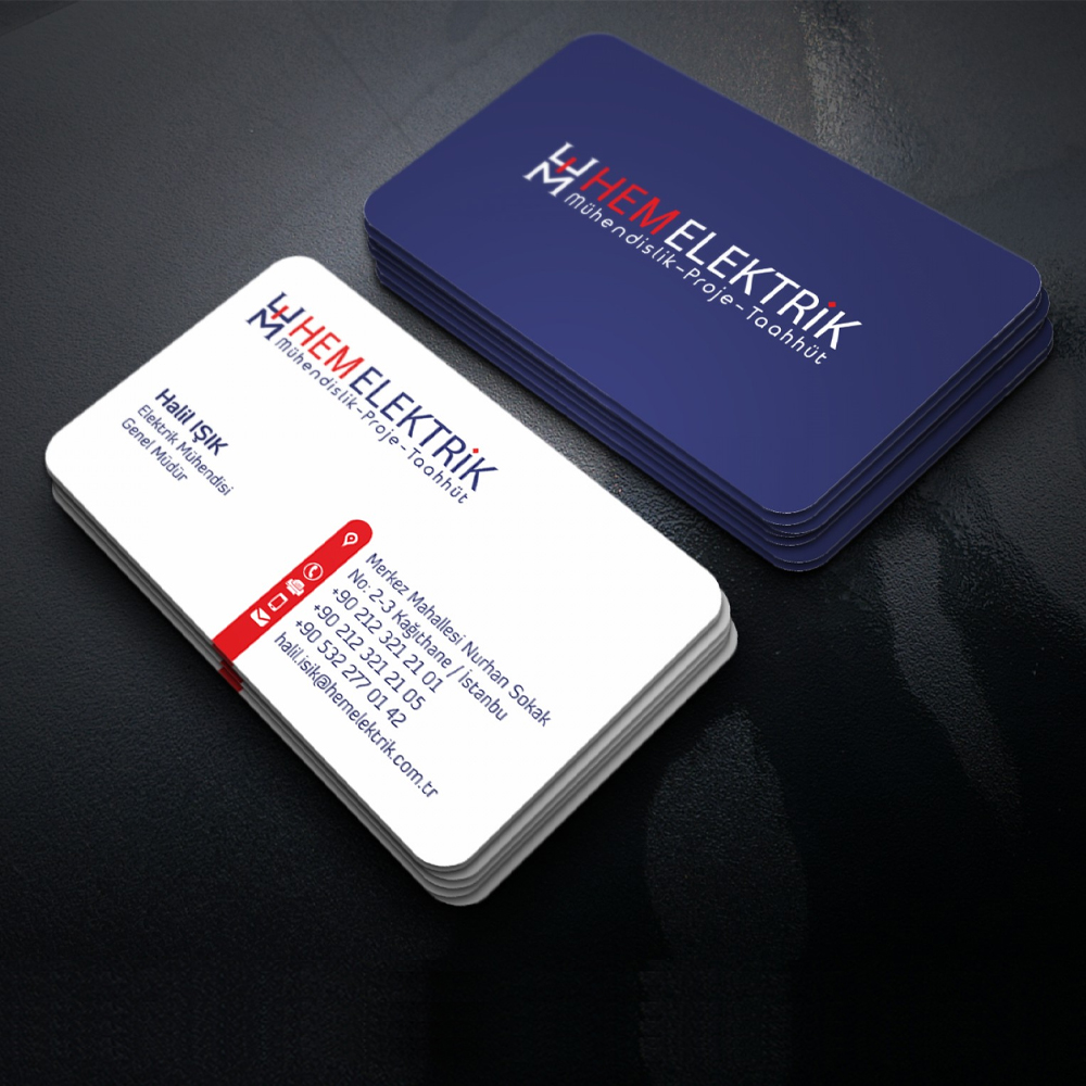 Elektrik Mühendislik Firması Kartvizit
