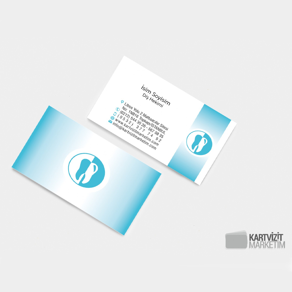 Diş Hekimi Kartvizit Modeli