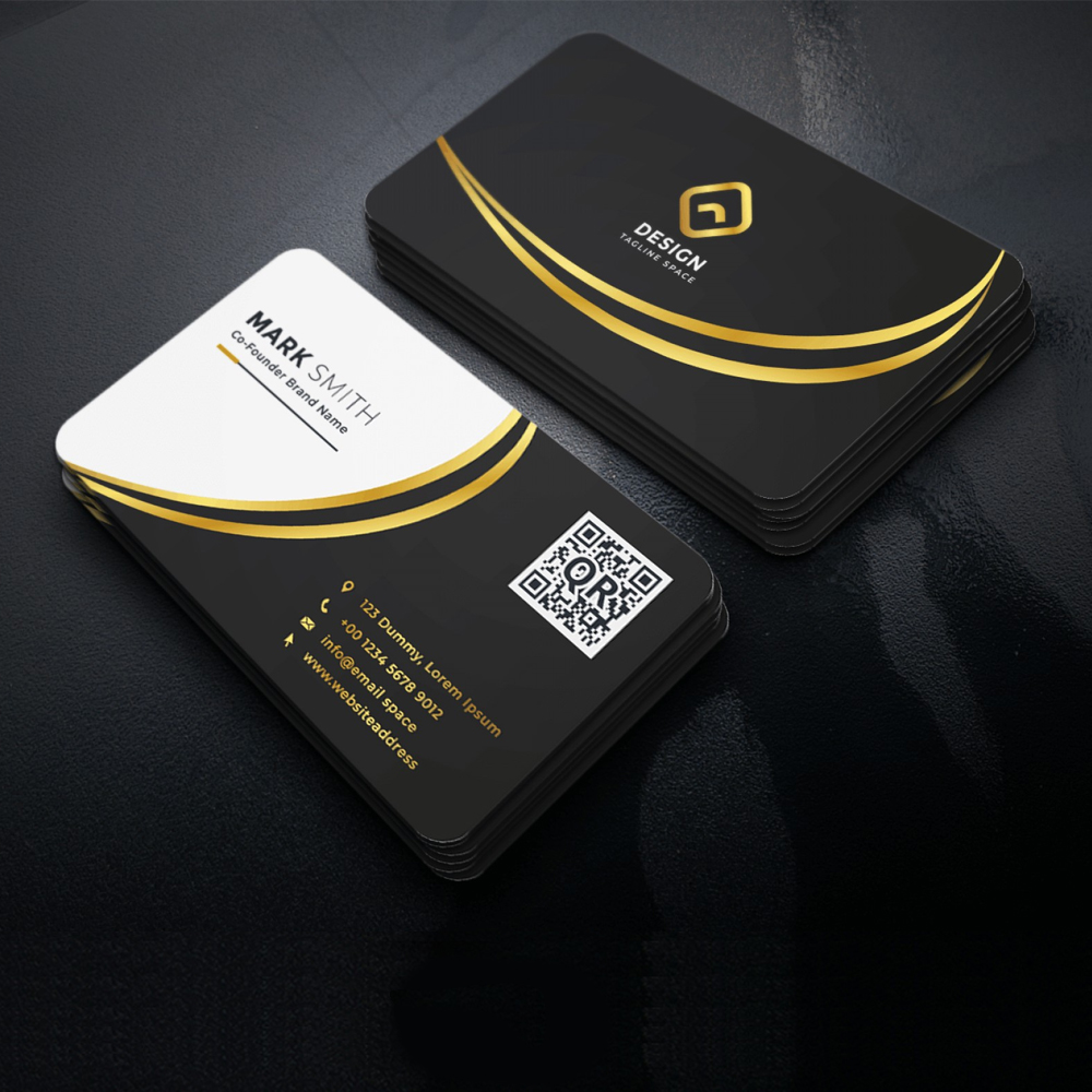 Altın Siyah Mimar Kartvizit