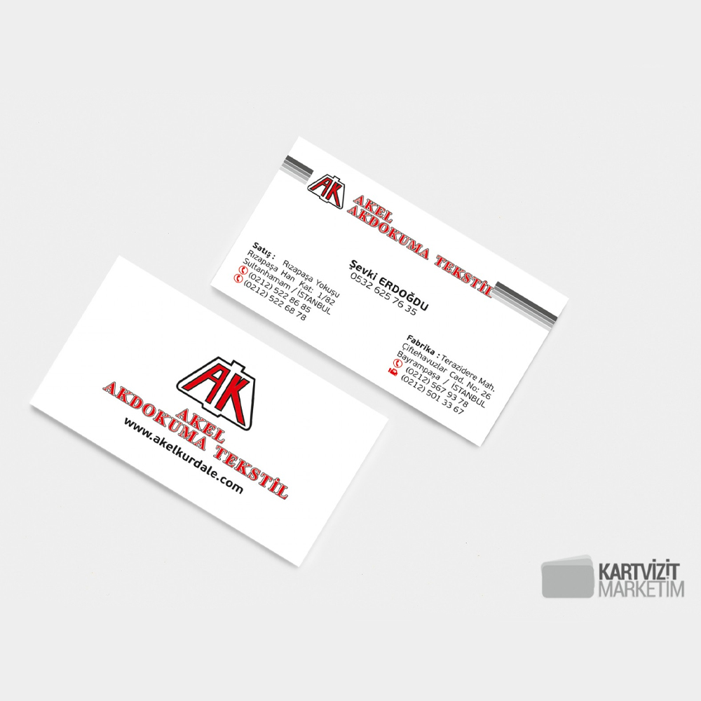 Kaliteli Manifatura Kartvizit Modeli