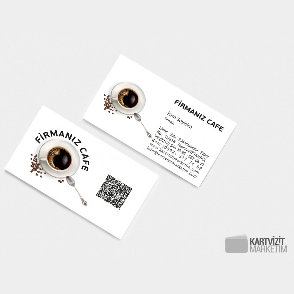 Cafe Kartvizit Modeli