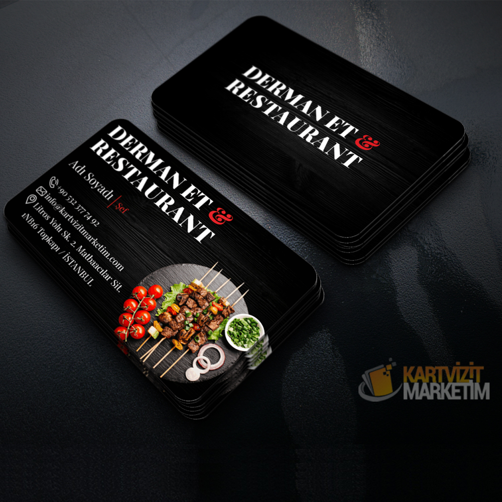 Et ve Steak Restaurant Kartvizit cfkrt-1014