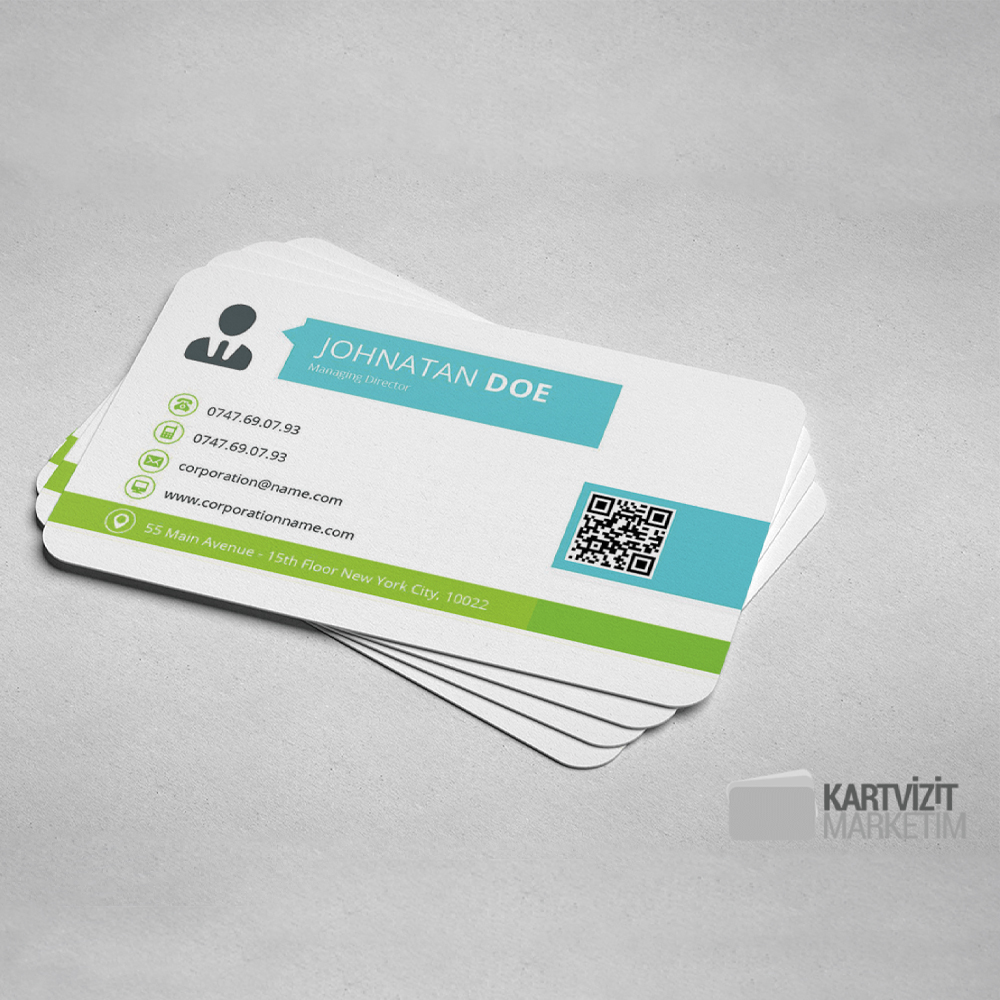Yeşil Özel Kartvizit