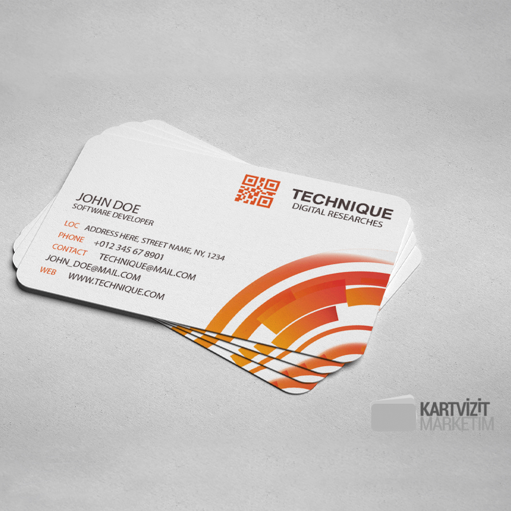 Teknoloji Firması Kartvizit