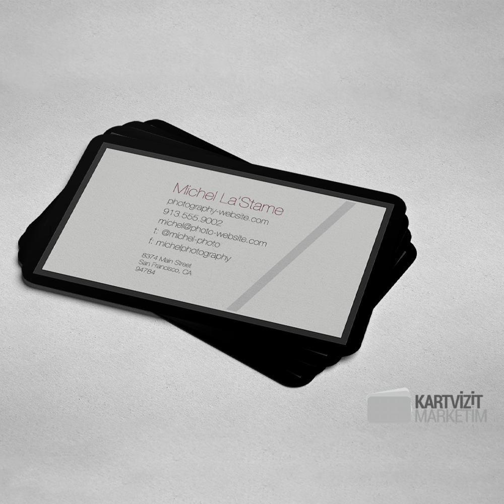 Lüks Fotoğrafçı Kartvizit