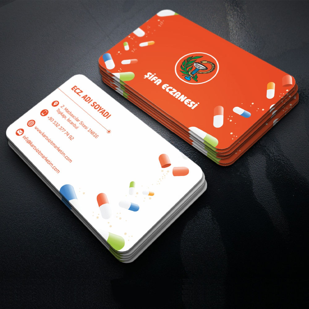 Turuncu Eczane Kartvizit