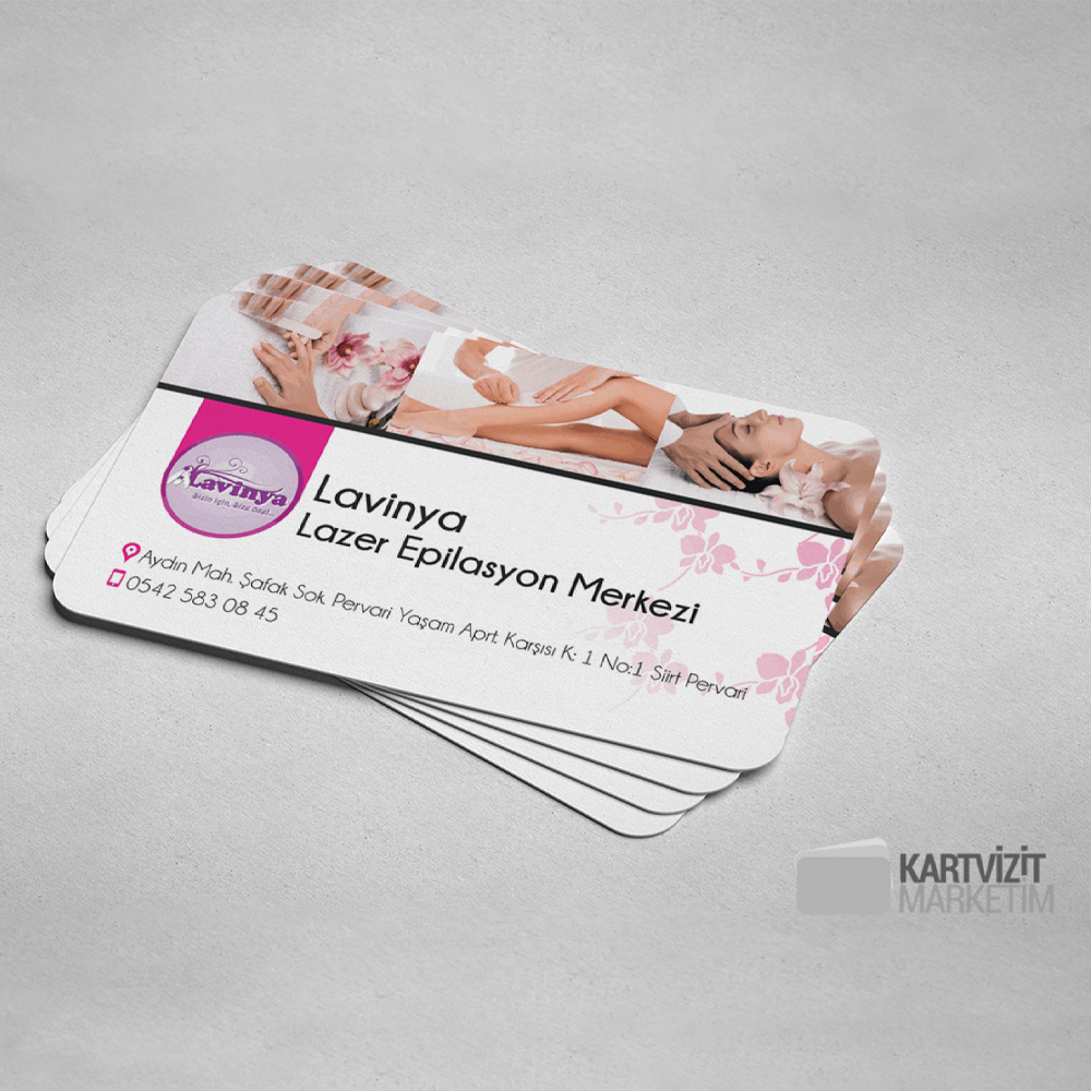 Epilasyon Merkezi Kartvizit Modeli