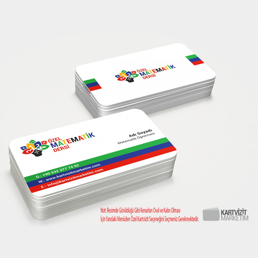 Matematik Özel Ders Kartvizit Modeli 5