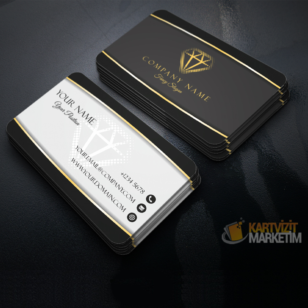 Premium Kuyumcu Kartvizit Kymckrt-1004