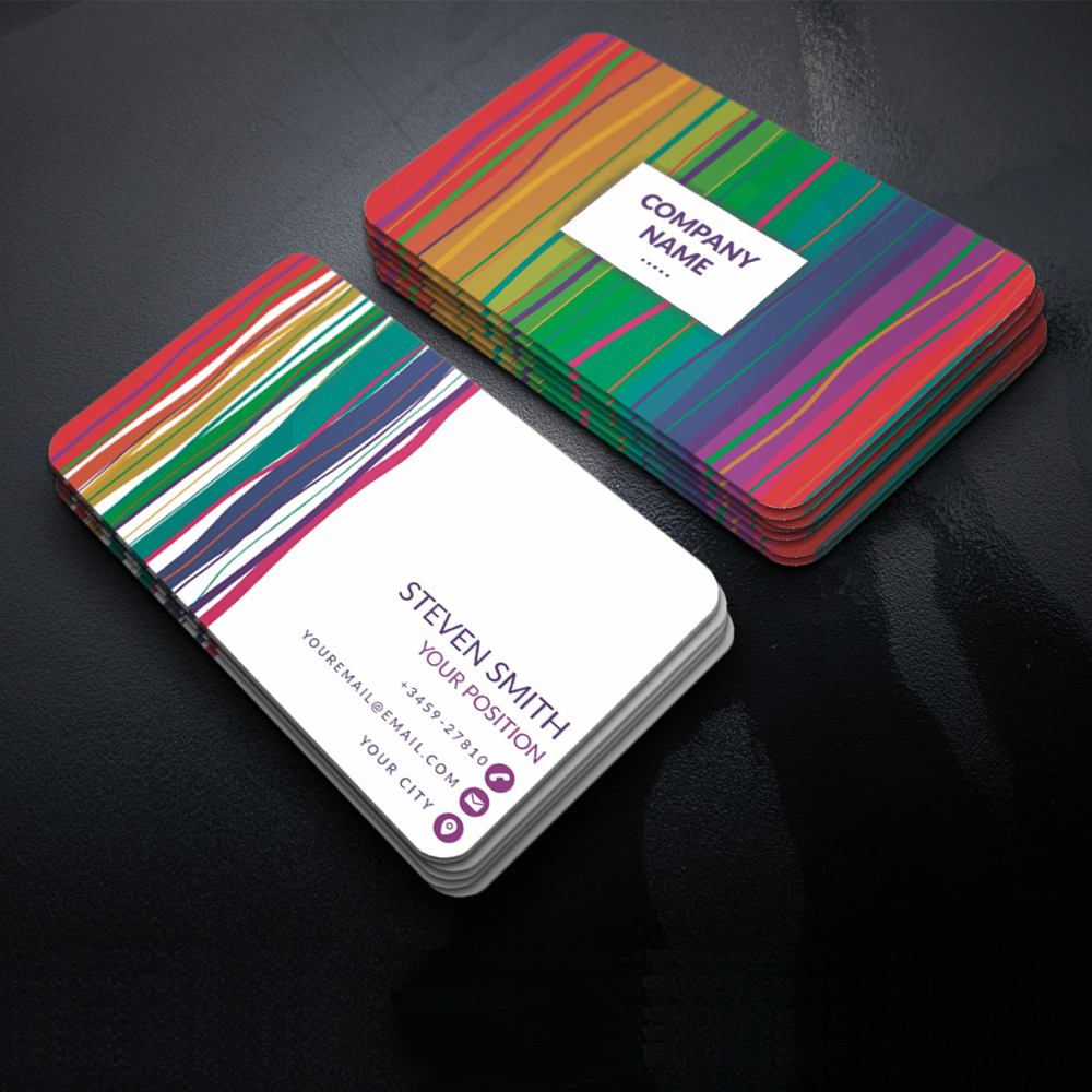 Renkli Kırtasiye Kartvizit