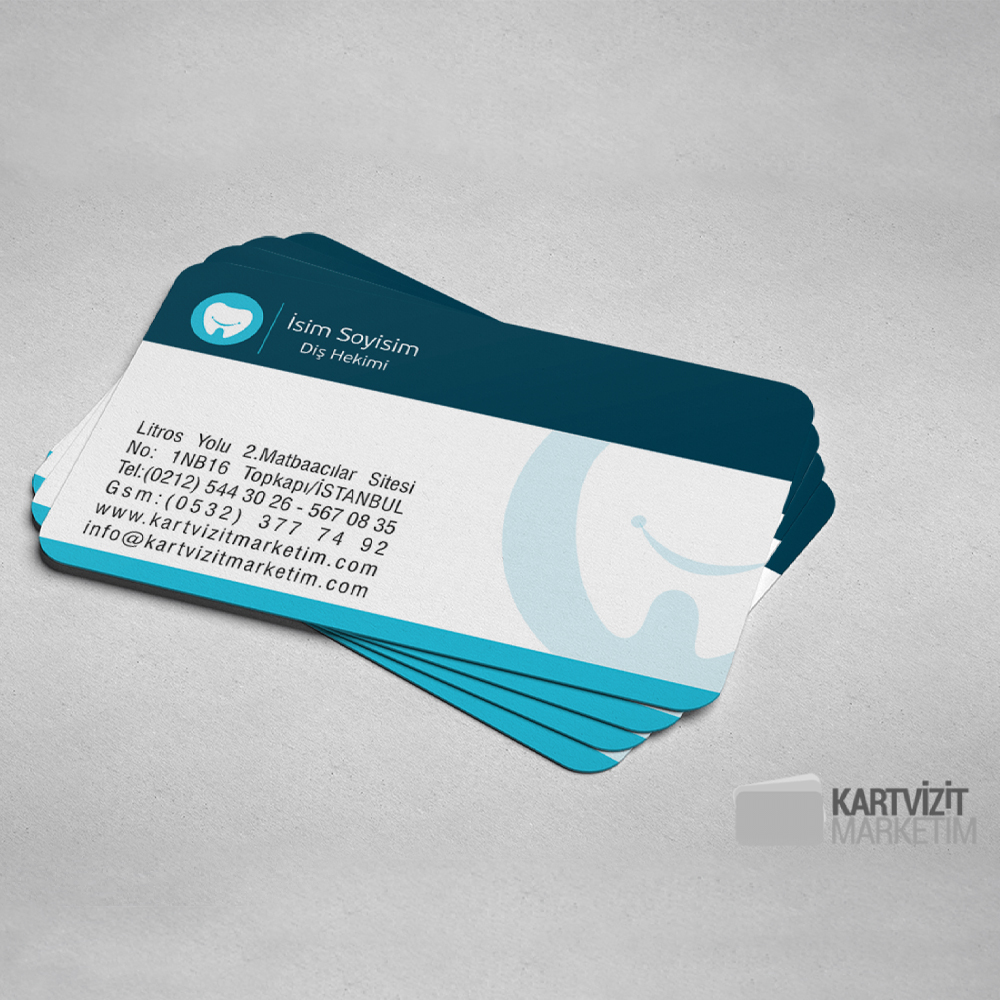 Diş Hekimi Kartvizit Modeli 4