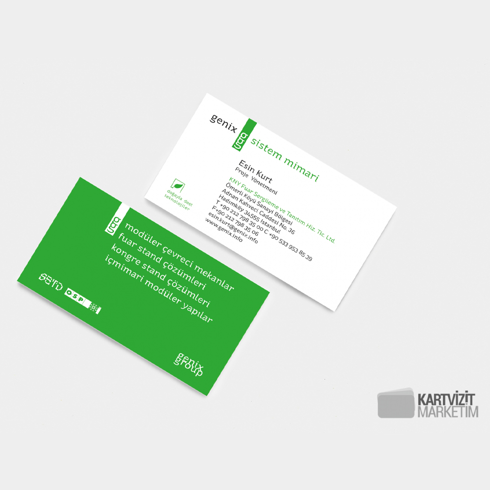 Fuar Tasarım Kartvizit Modeli