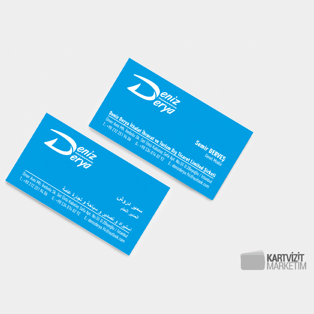 İthalat - İhracat Kartvizit Modeli