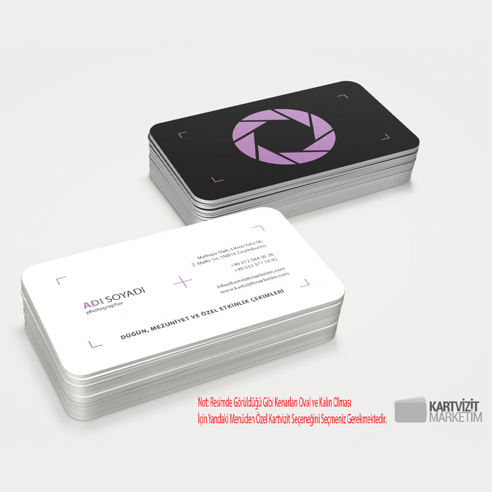 Fotoğraf Stüdyosu Kartvizit Modeli 2