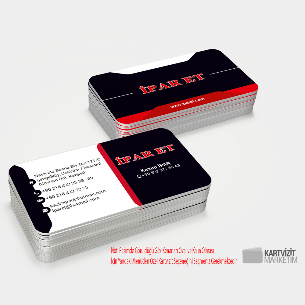 Özel Kasap Kartvizit Modeli