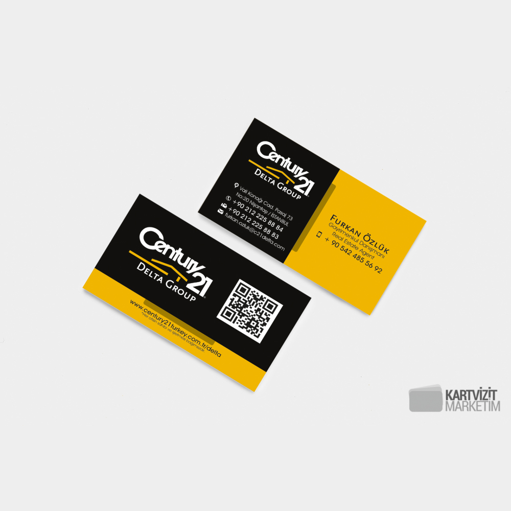 Century21 Emlak Danışmanı Kartvizit Modeli