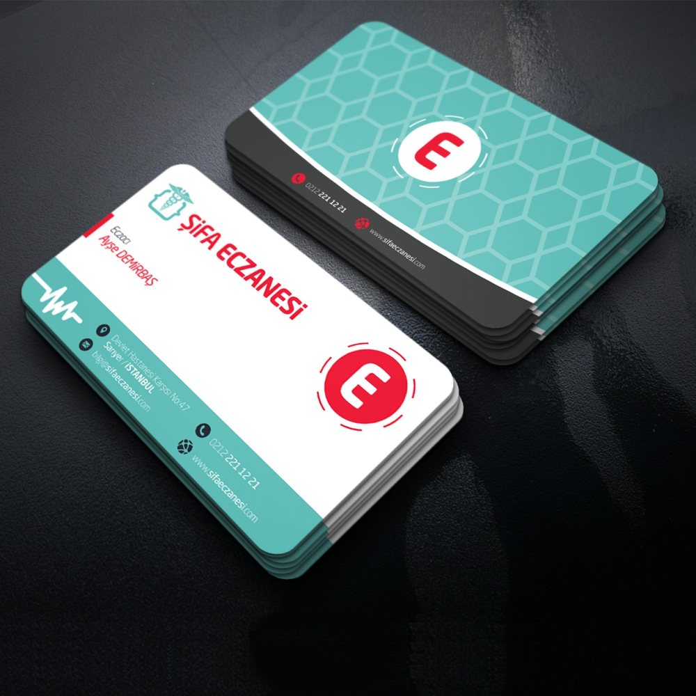 Turkuaz Eczane Kartvizit