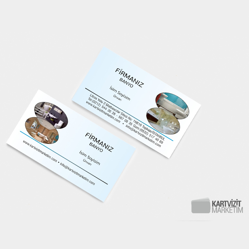 Altın Rengi Mutfak Kartvizit Modeli