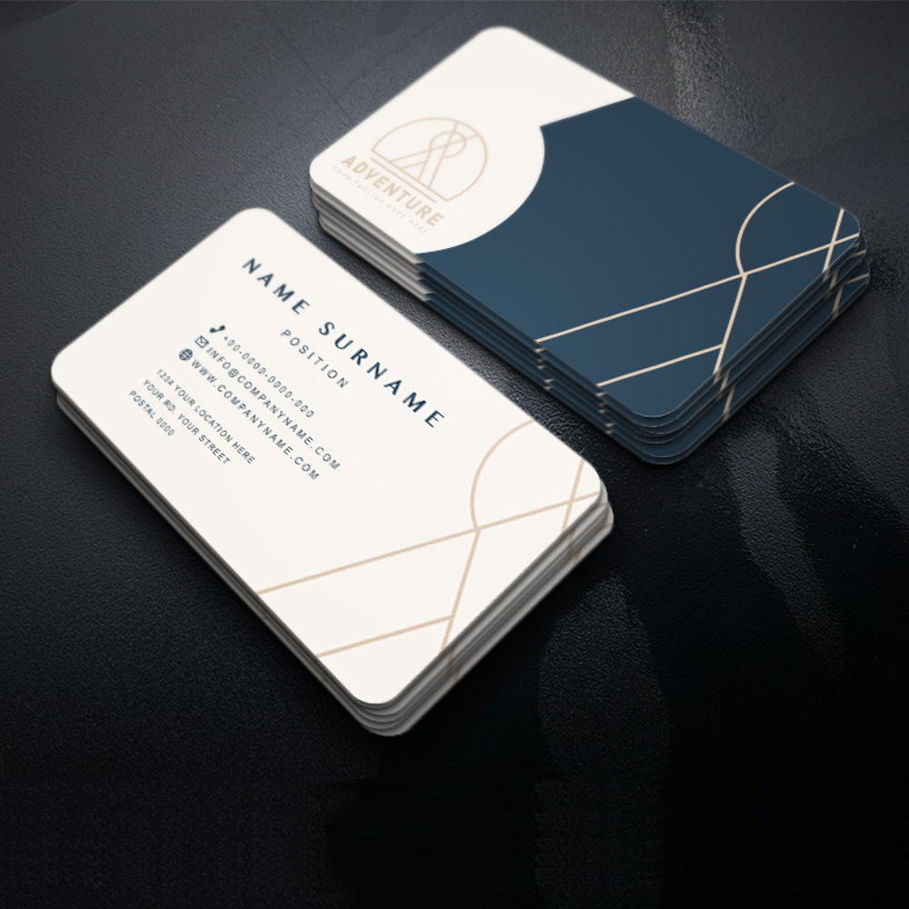 471 Mavi Özel Kartvizit