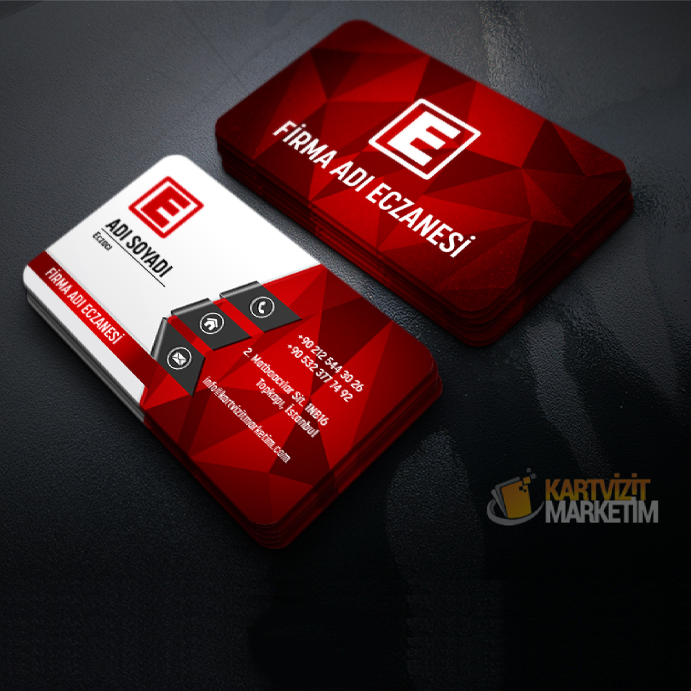 Lüks Eczane Kartvizit eczkrt-1013