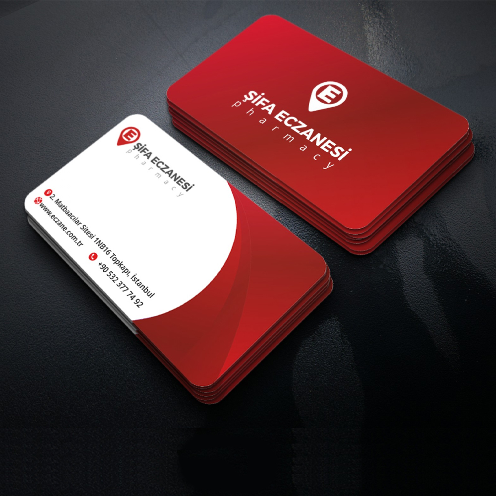 Modern Eczane Kartvizit