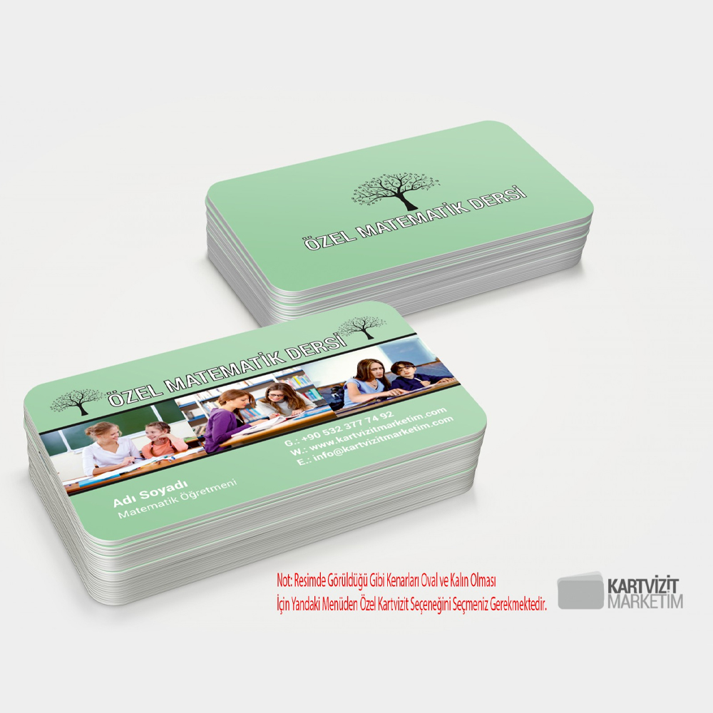 Matematik Özel Ders Kartvizit Modeli 4