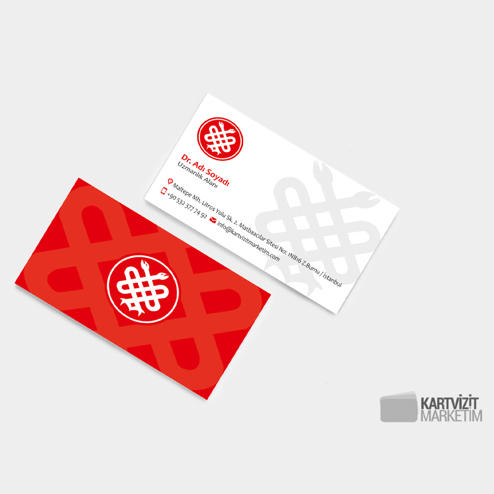 Modern Doktor Kartvizit Modeli