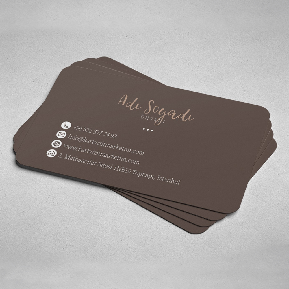 Özel Tasarım Çiçekçi Kartvizit