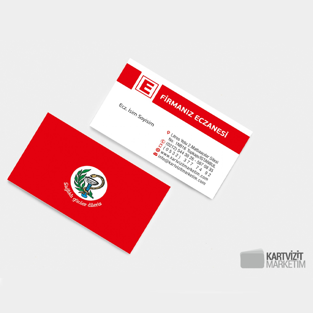 Eczane Kartvizit Modeli 3