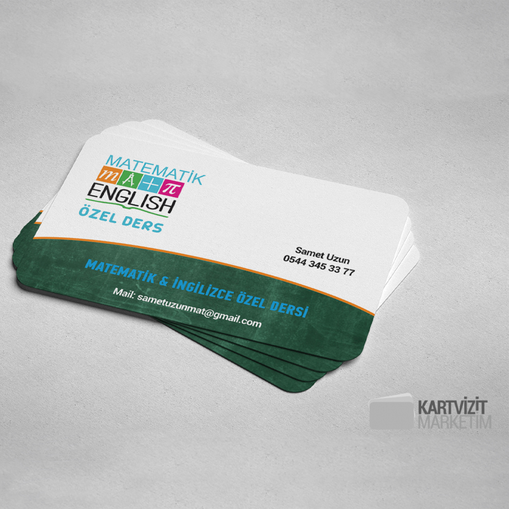 Matematik Özel Ders Kartvizit