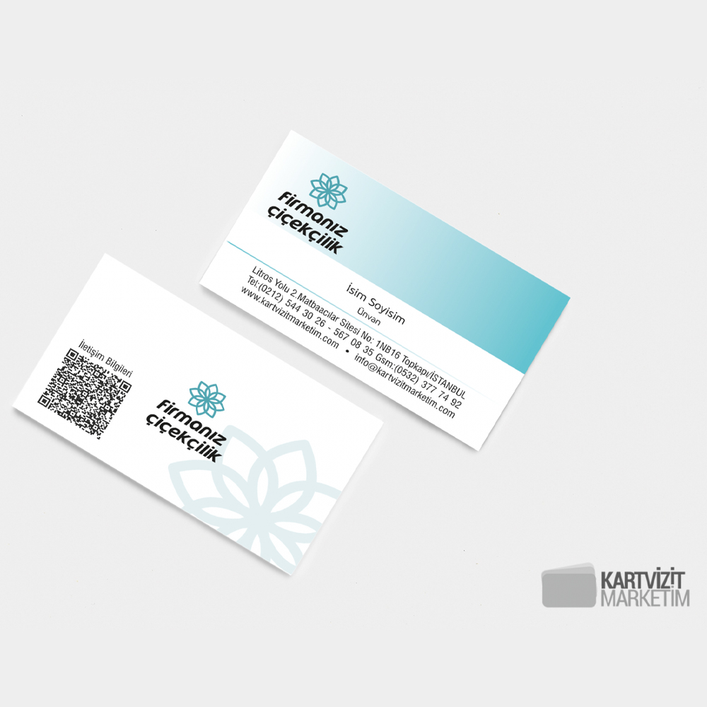 Çiçekçi ve Peyzaj Kartvizit Modeli