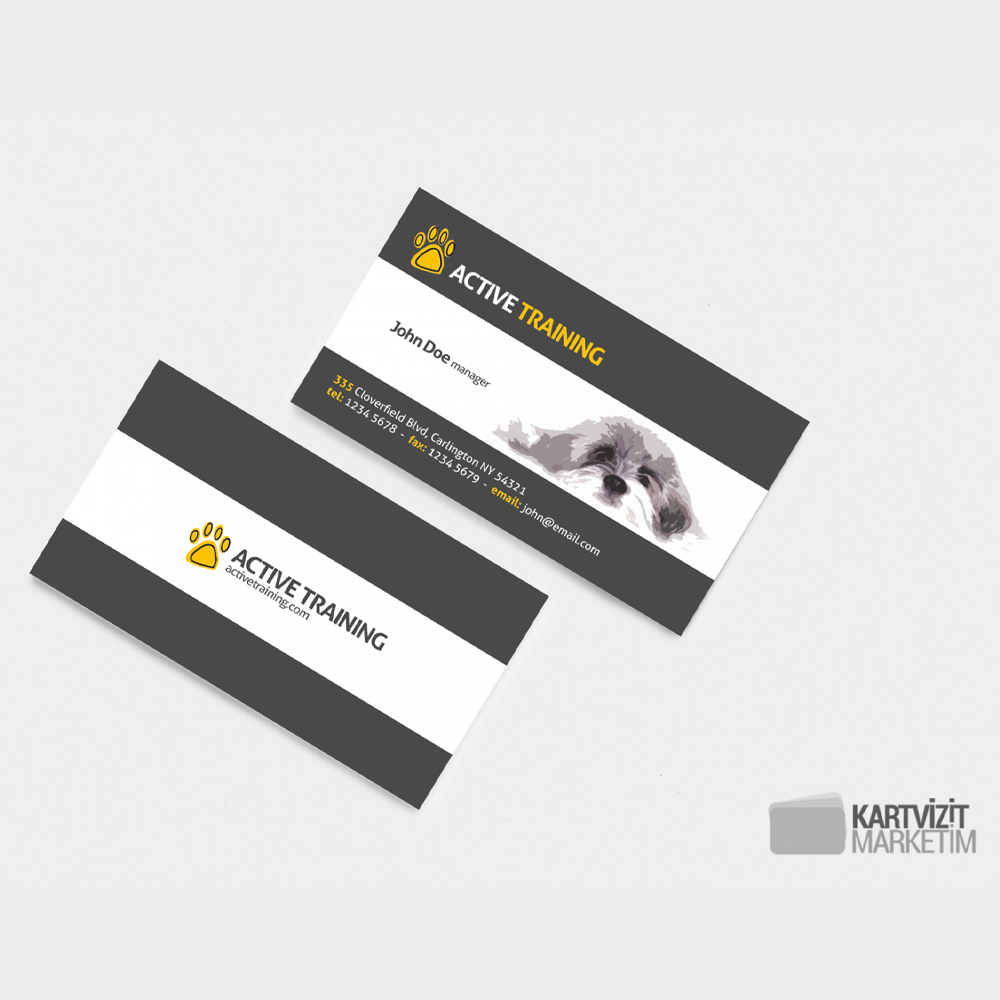 Köpek Pet Shop Kartvizit Modeli