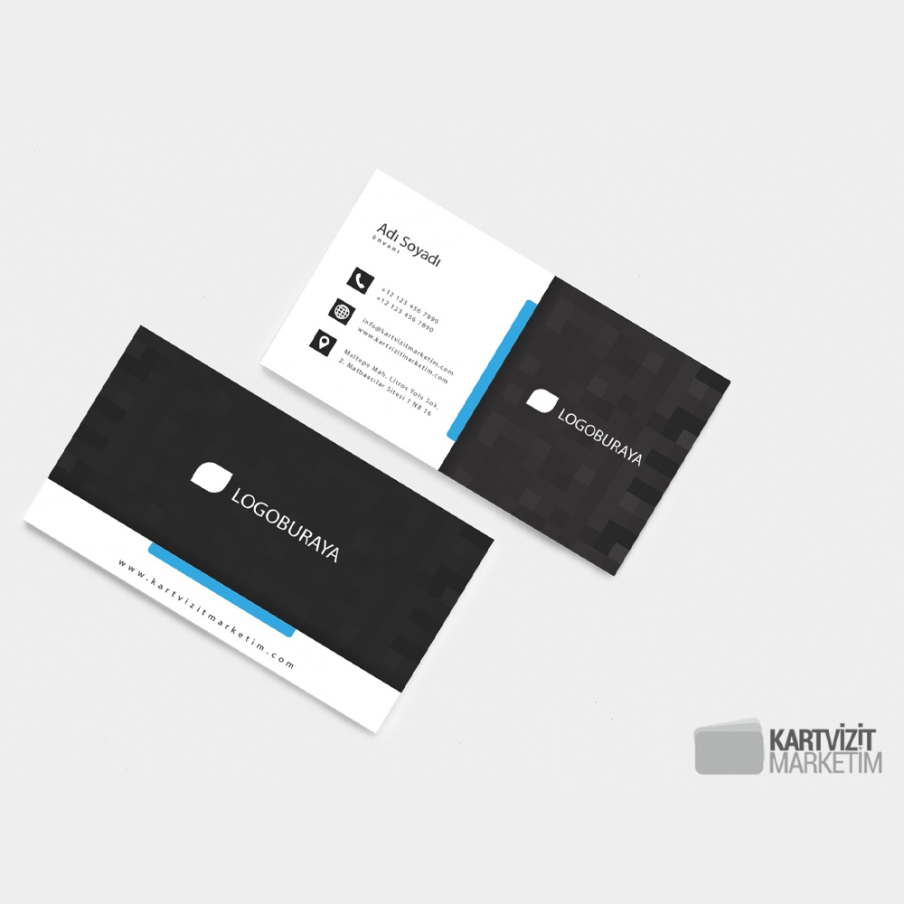 Modern Tasarım Özel Kartvizit Modeli